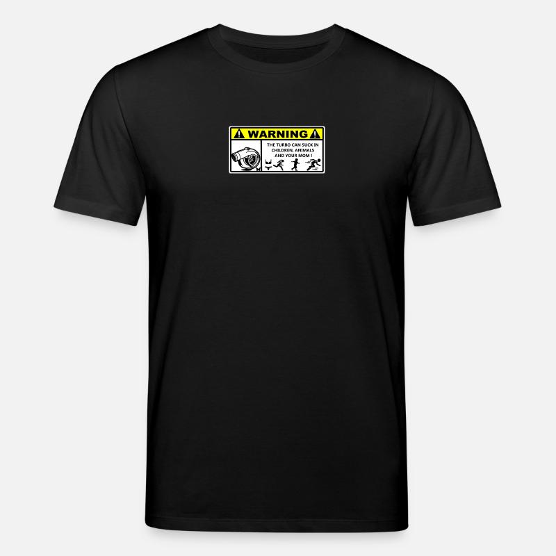 Turbo-Rennwarnung - Stanley/Stella Unisex Bio-T-Shirt CREATOR - Schwarz