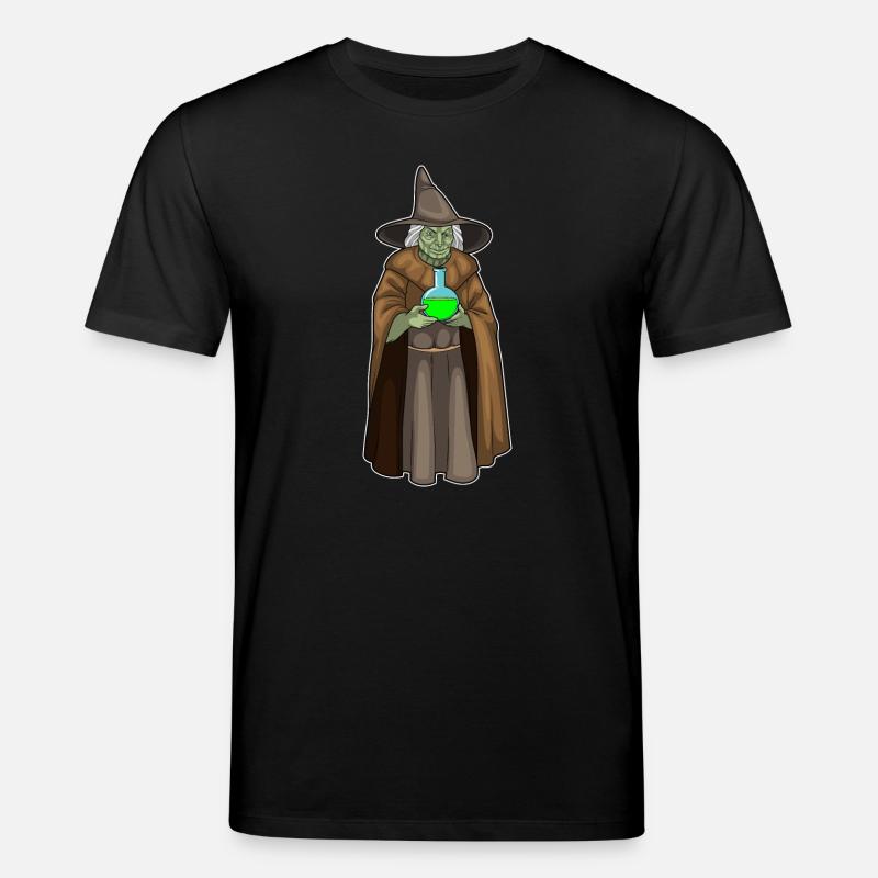 Witch Halloween Magic Potion - Stanley/Stella CREATOR Unisex Organic T-Shirt - black