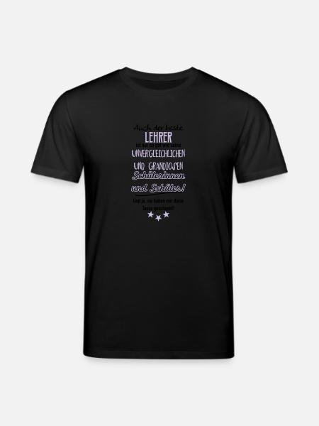 Bester Lehrer Tasse - Stanley/Stella Unisex Bio-T-Shirt CREATOR  - Schwarz