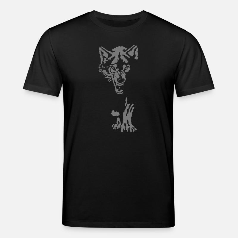 Wolf - Stanley/Stella Unisex Bio-T-Shirt CREATOR  - Schwarz