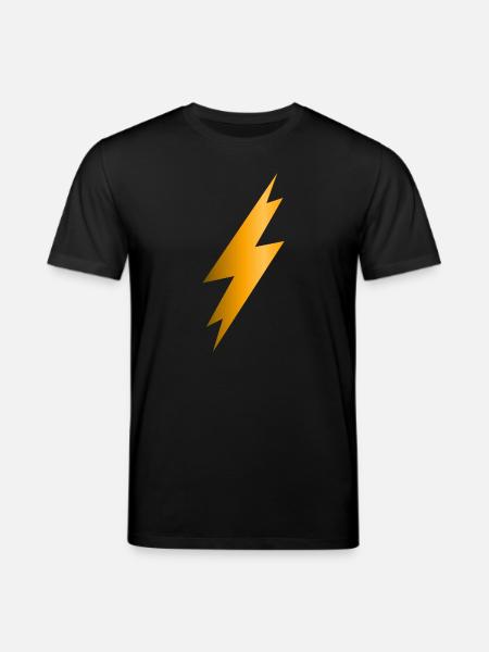 Lightning Bolt - Stanley/Stella CREATOR Unisex Organic T-Shirt - black