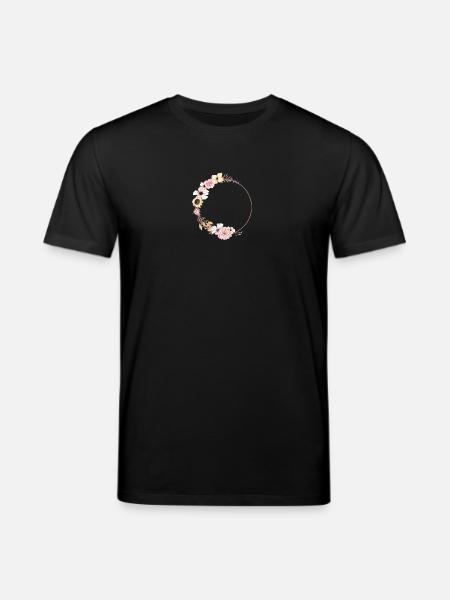 peachy_wreath - Stanley/Stella Unisex Bio-T-Shirt CREATOR - Schwarz