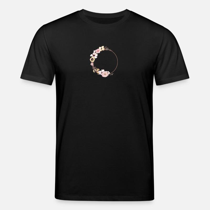 peachy_wreath - T-shirt bio CREATOR Stanley/Stella Unisexe - noir