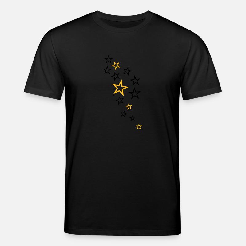sterne - Stanley/Stella Unisex Bio-T-Shirt CREATOR  - Schwarz