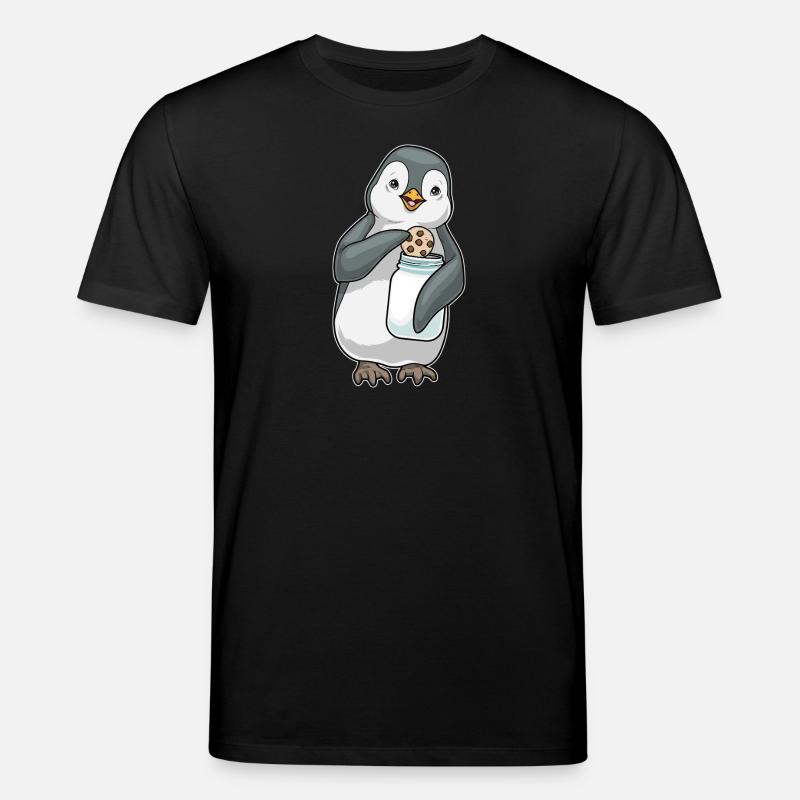 Pinguin Cookie - Stanley/Stella Unisex Bio-T-Shirt CREATOR  - Schwarz