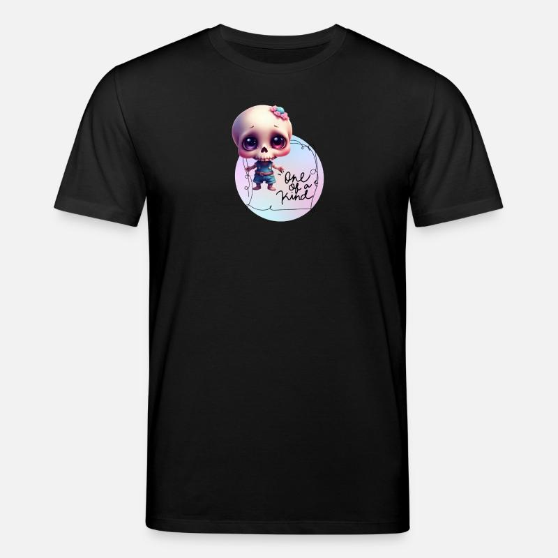 Skelettchen "Einzigartig"  - Stanley/Stella Unisex Bio-T-Shirt CREATOR  - Schwarz