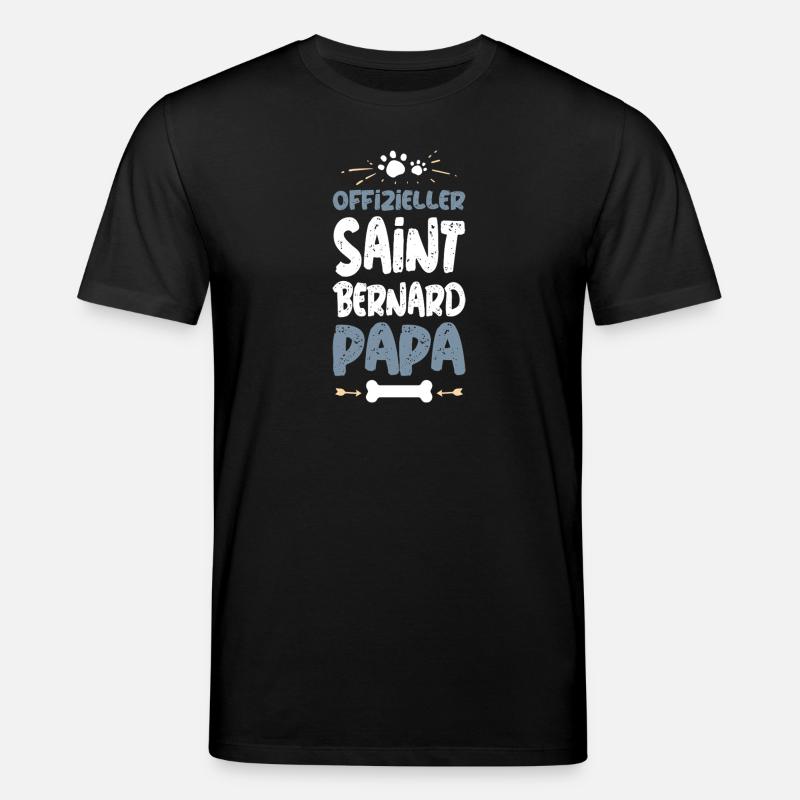 SAINT_BERNARD - T-shirt bio CREATOR Stanley/Stella Unisexe - noir