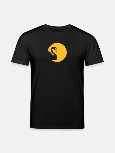 Swan - Stanley/Stella CREATOR Unisex Organic T-Shirt - black