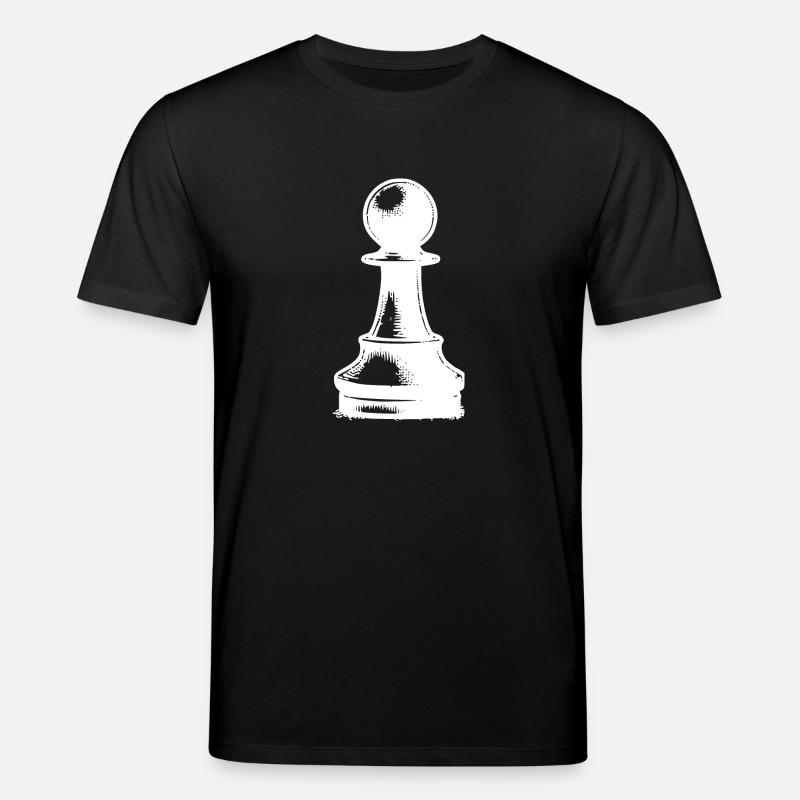 Schachspiel Schachfigur Bauer - Stanley/Stella Unisex Bio-T-Shirt CREATOR  - Schwarz