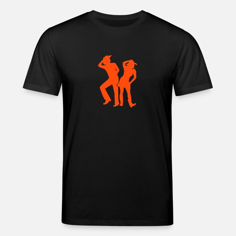 Line dance - Stanley/Stella Unisex Bio-T-Shirt CREATOR  - Schwarz