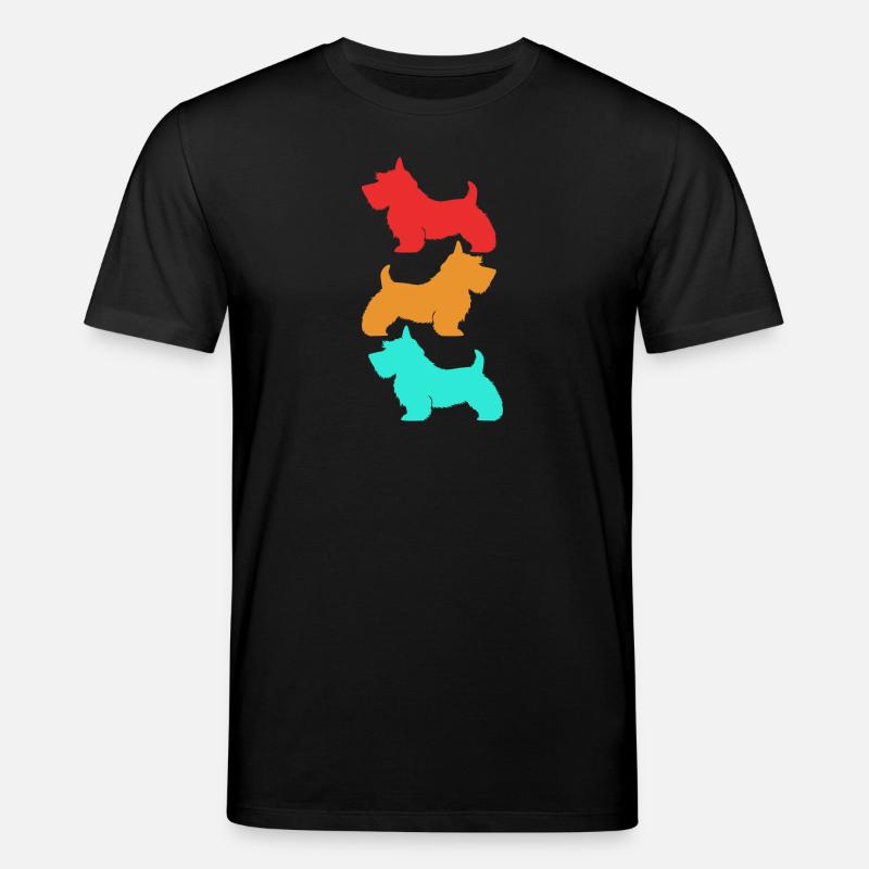 Scottish Terrier - Stanley/Stella Unisex Bio-T-Shirt CREATOR  - Schwarz