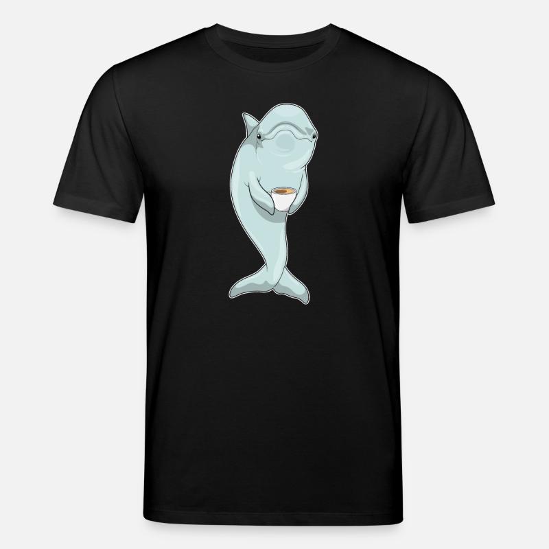 Café Dolphin - T-shirt bio CREATOR Stanley/Stella Unisexe - noir