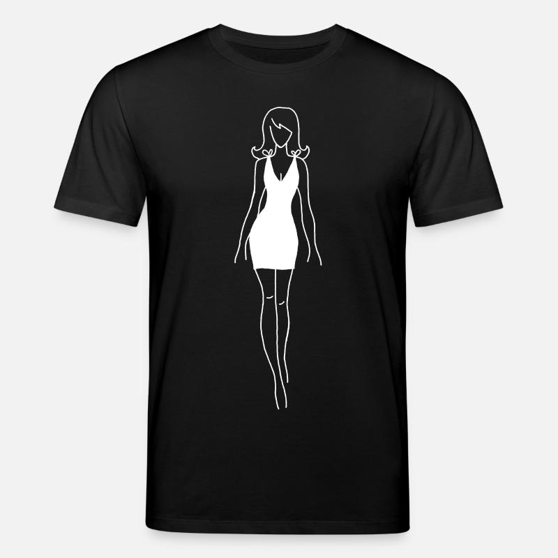 Das weiße Kleid - Stanley/Stella Unisex Bio-T-Shirt CREATOR  - Schwarz