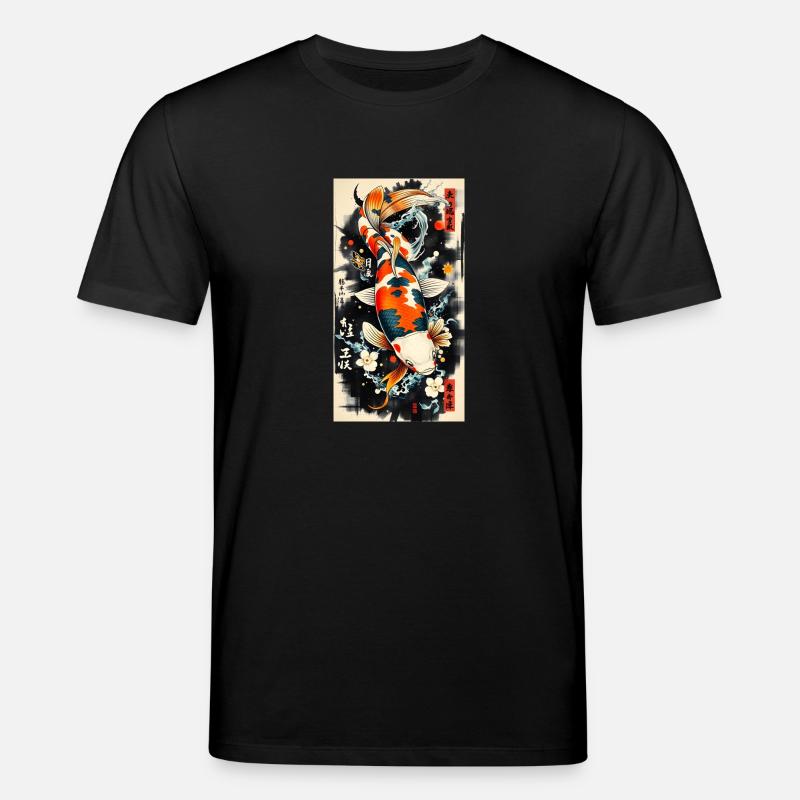 Koi - Stanley/Stella Unisex Bio-T-Shirt CREATOR  - Schwarz