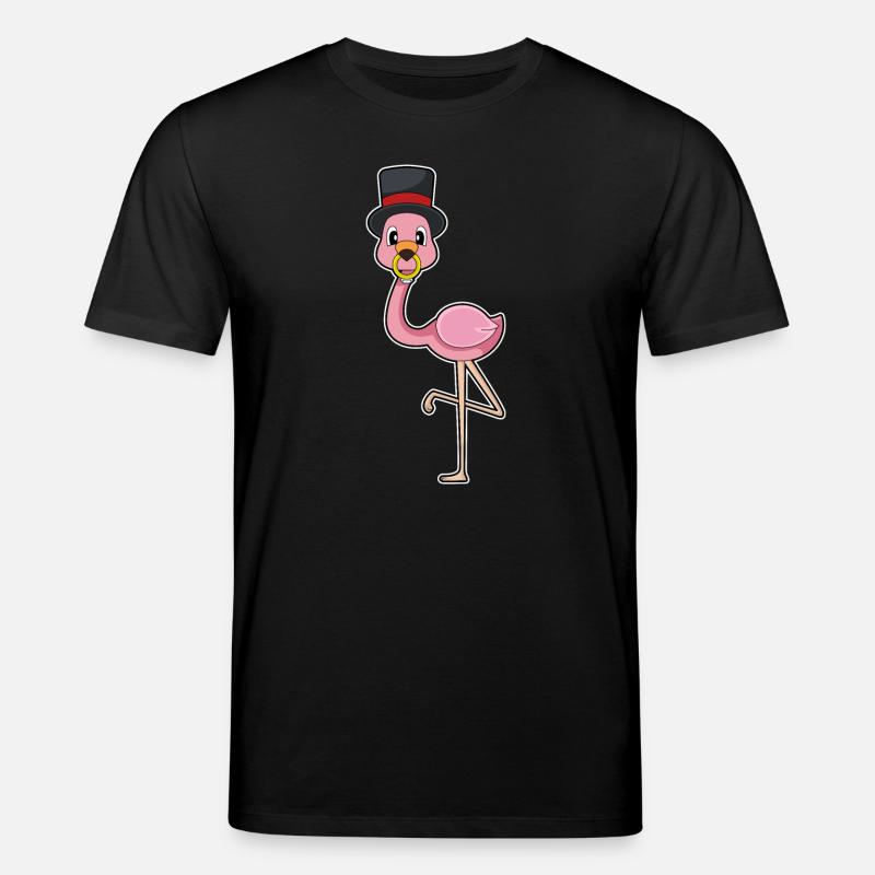 Flamingo Bräutigam Ehering Hochzeit - Stanley/Stella Unisex Bio-T-Shirt CREATOR - Schwarz