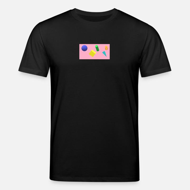 Lebendige geometrische Formkomposition - Stanley/Stella Unisex Bio-T-Shirt CREATOR  - Schwarz