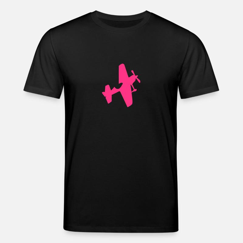 Luftkunstflug Flugzeug Flugzeuge flugzeu - Stanley/Stella Unisex Bio-T-Shirt CREATOR  - Schwarz
