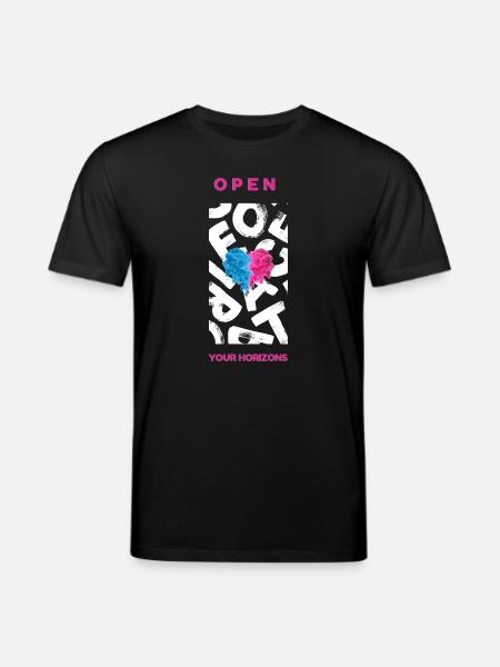 Ouvrez vos horizons - T-shirt bio CREATOR Stanley/Stella Unisexe - noir