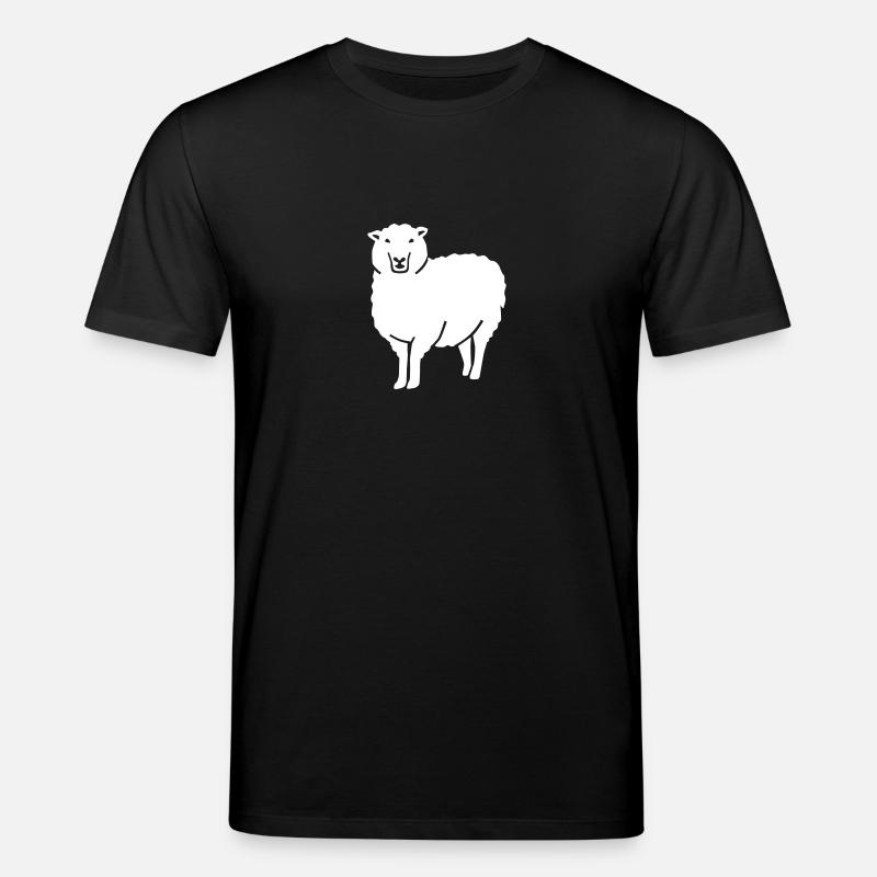 Schaf - Stanley/Stella Unisex Bio-T-Shirt CREATOR  - Schwarz