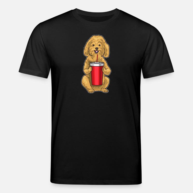 Mug caniche - T-shirt bio CREATOR Stanley/Stella Unisexe - noir
