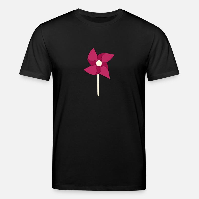 Windrad Windräder - Stanley/Stella Unisex Bio-T-Shirt CREATOR  - Schwarz