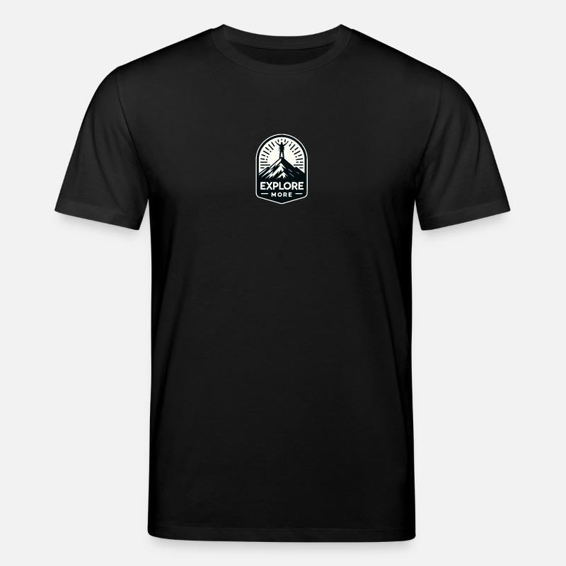 Explore more - Wanderer - Stanley/Stella CREATOR Unisex Organic T-Shirt - black
