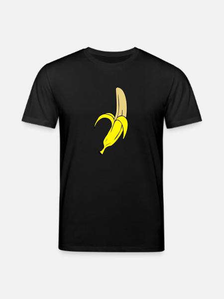 banana - Stanley/Stella CREATOR Unisex Organic T-Shirt - black