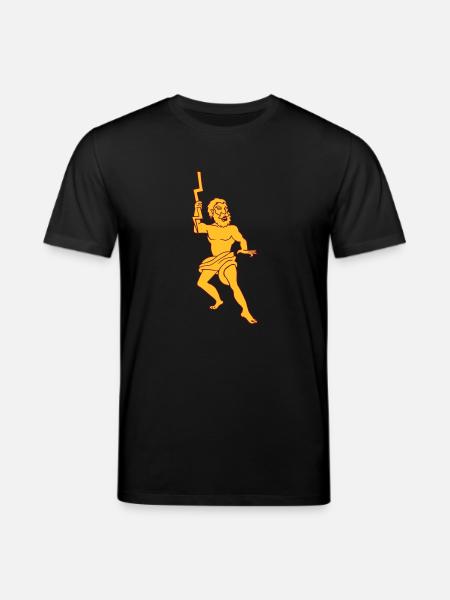 Zeus Jupiter mytologiske gud af græsk Olympus - Stanley/Stella CREATOR økologisk unisex-T-shirt - sort