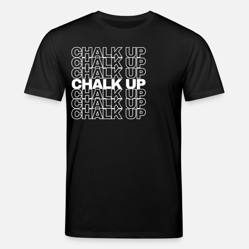 Boulderer Chalk Up Bloc - T-shirt bio CREATOR Stanley/Stella Unisexe - noir