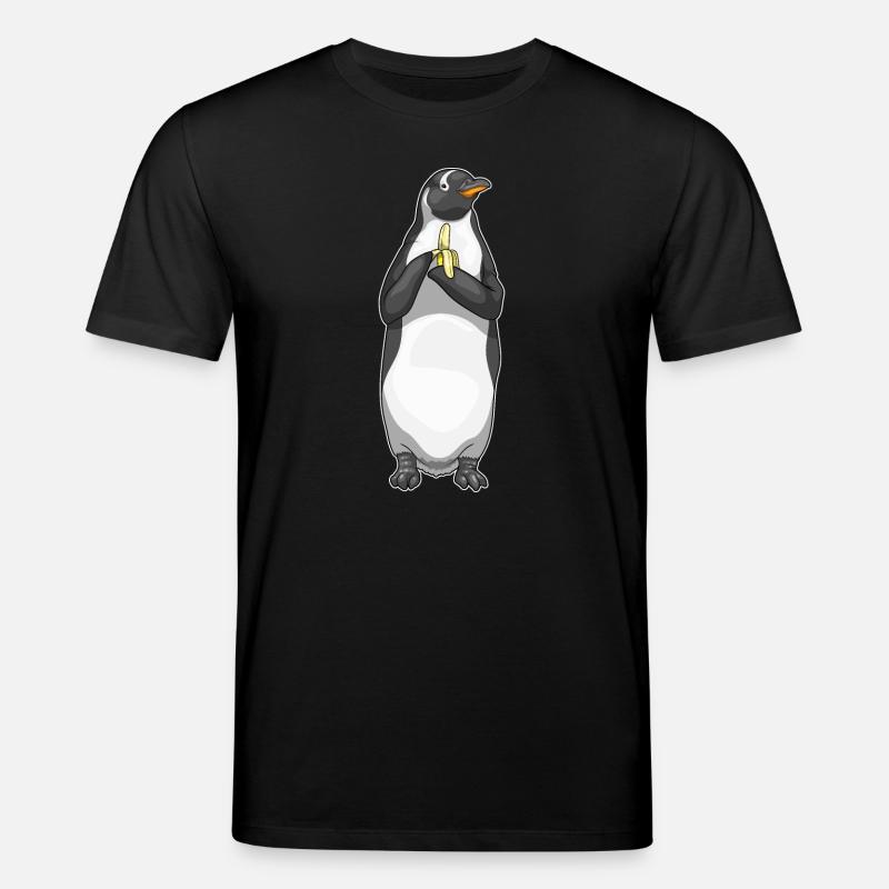 Pingouin Banane Fruit - T-shirt bio CREATOR Stanley/Stella Unisexe - noir