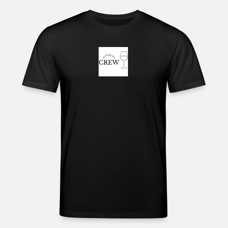 Crew_on_Cloud_Wine - Stanley/Stella Unisex Bio-T-Shirt CREATOR  - Schwarz