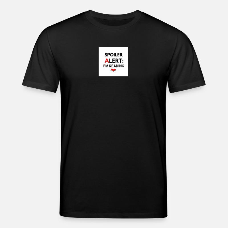 Spoiler: Ich lese gerade - Stanley/Stella Unisex Bio-T-Shirt CREATOR - Schwarz