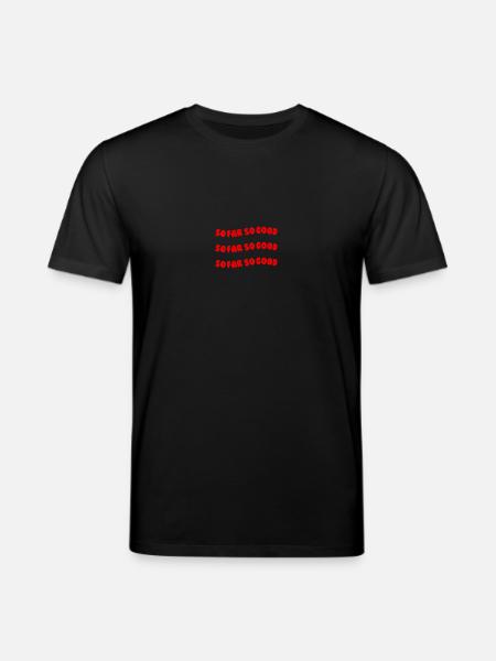 So far so good red - Stanley/Stella CREATOR Unisex Organic T-Shirt - black