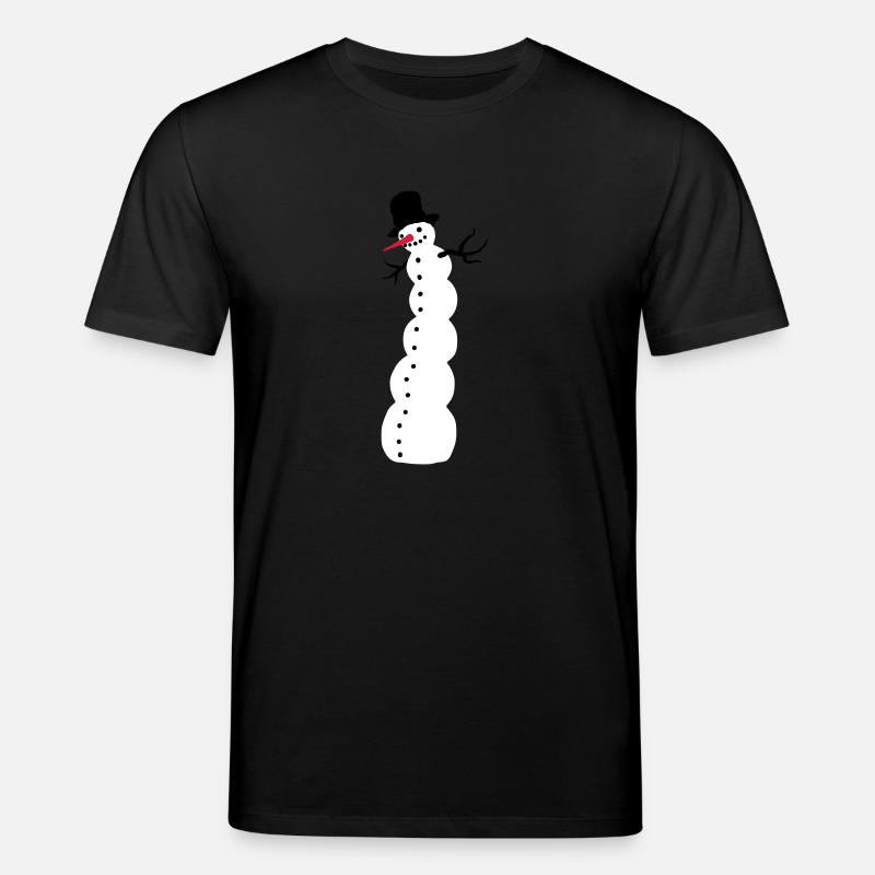 Schneemann - Stanley/Stella Unisex Bio-T-Shirt CREATOR  - Schwarz