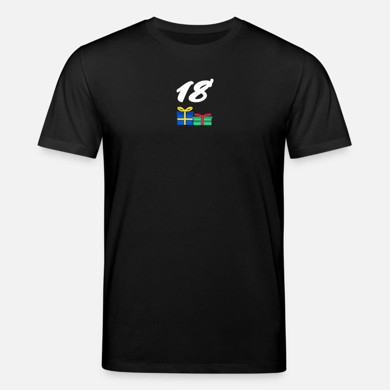 geschenkbox, 18 geschenke bunt - Stanley/Stella Unisex Bio-T-Shirt CREATOR  - Schwarz