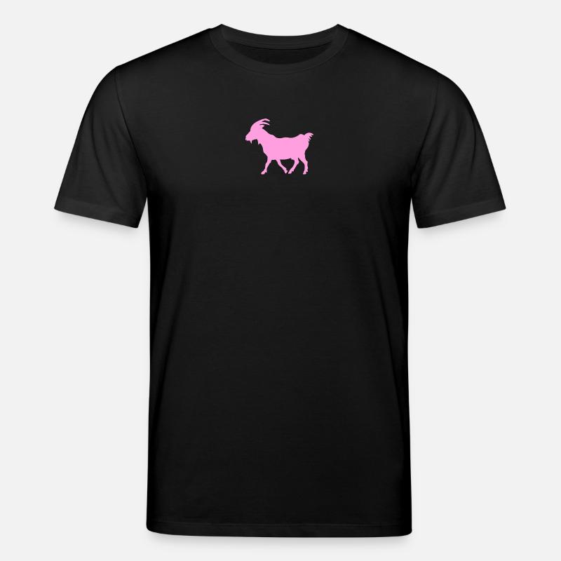 Ziege rosa G.O.A.T. - Stanley/Stella Unisex Bio-T-Shirt CREATOR  - Schwarz