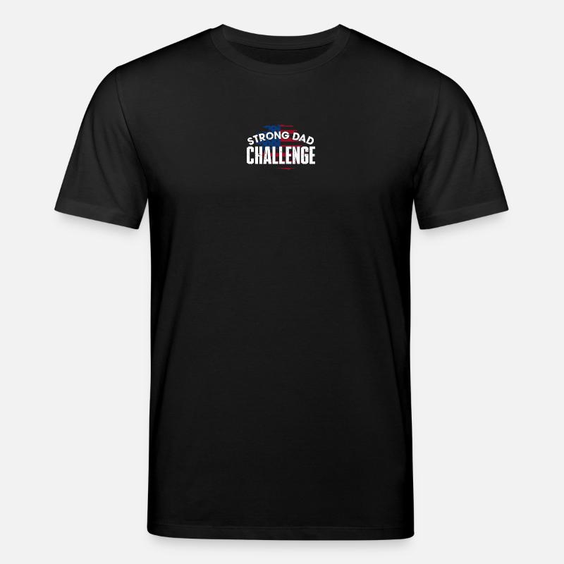 Herausforderung des starken Vaters - Stanley/Stella Unisex Bio-T-Shirt CREATOR  - Schwarz