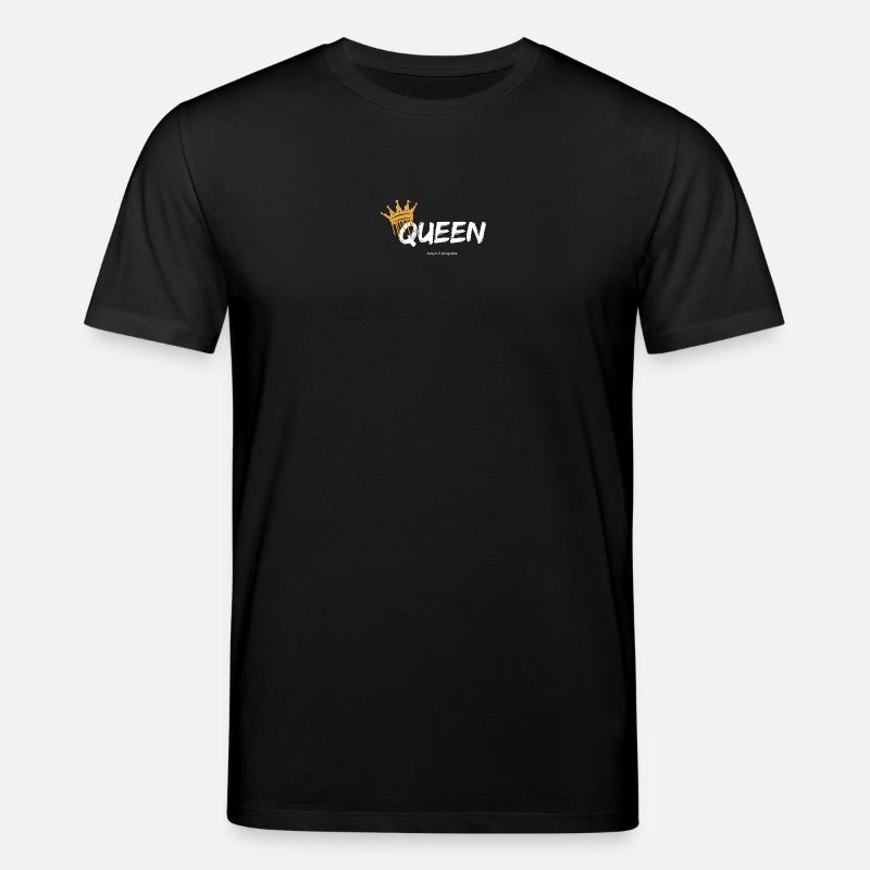QUEEN, crown in progress. - Stanley/Stella CREATOR Unisex Organic T-Shirt - black