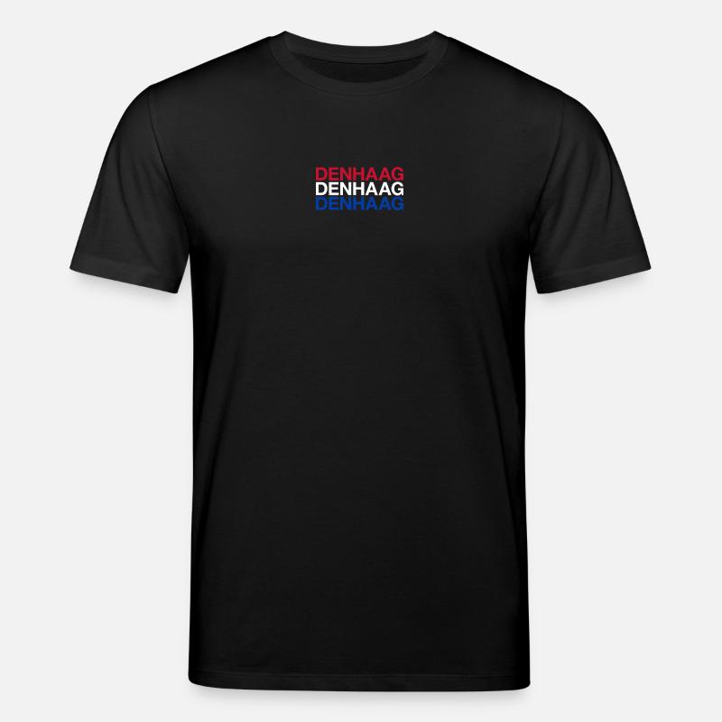 DEN HAAG Pays-Bas Drapeau néerlandais - T-shirt bio CREATOR Stanley/Stella Unisexe - noir