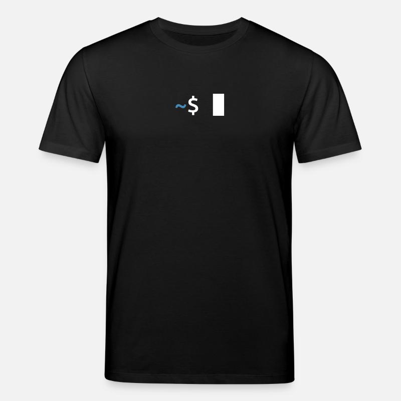Commande Linux Shell - T-shirt bio CREATOR Stanley/Stella Unisexe - noir