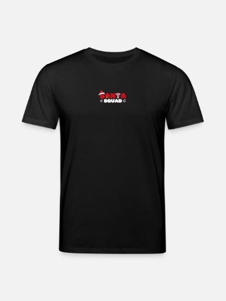 Santa Squad Emblem - Stanley/Stella Unisex Bio-T-Shirt CREATOR - Schwarz