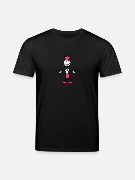 happy_princess - Stanley/Stella CREATOR Unisex Organic T-Shirt - black