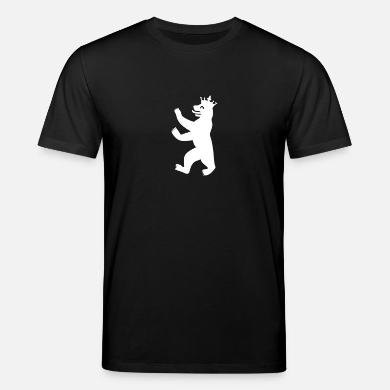 Berliner Bär mit Krone - T-shirt bio CREATOR Stanley/Stella Unisexe - noir