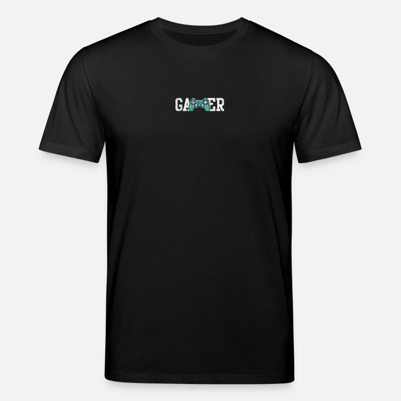 Gamer Glyphs Controller Tee - Stanley/Stella CREATOR Unisex Organic T-Shirt - black