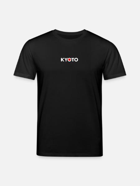 KYOTO Japan Japanese Flag - Stanley/Stella CREATOR Unisex Organic T-Shirt - black