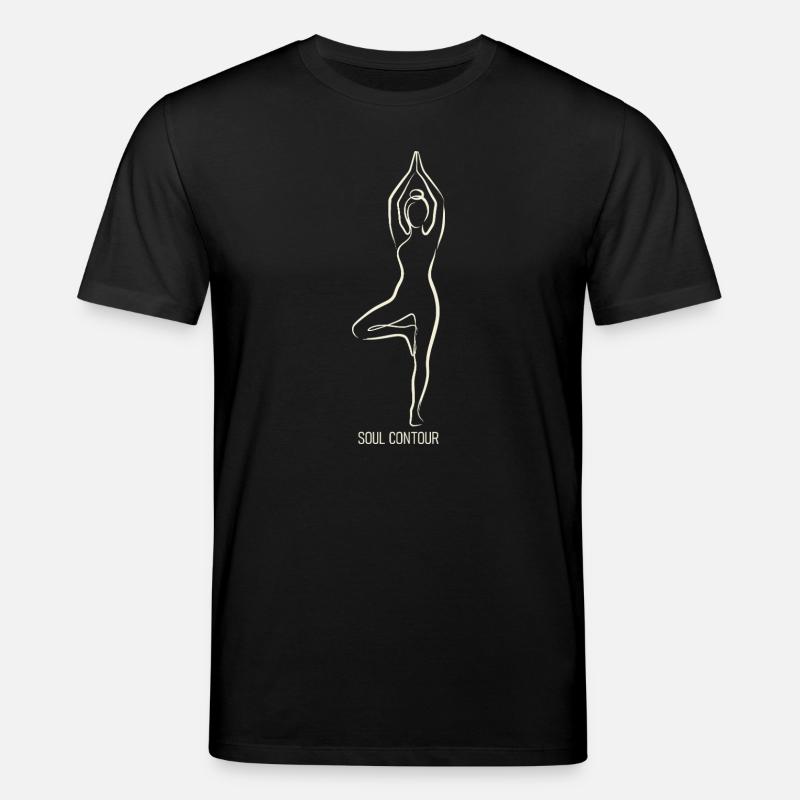 CONTOUR DE L’ÂME - Vrikshasana - T-shirt bio CREATOR Stanley/Stella Unisexe - noir