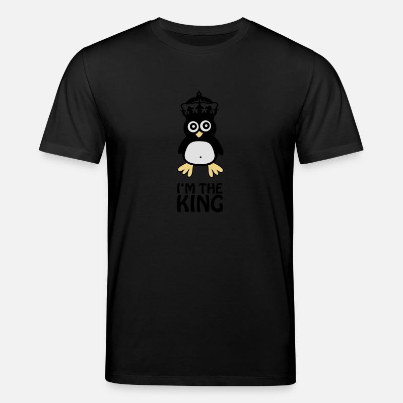 pingu_king2 - Stanley/Stella Unisex Bio-T-Shirt CREATOR  - Schwarz