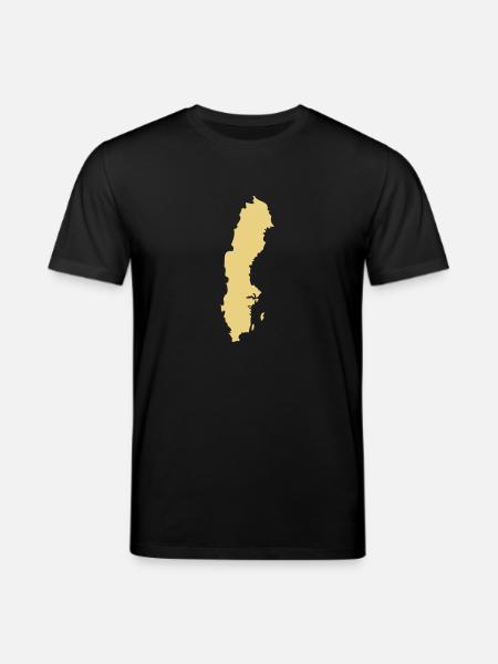 Schweden - Stanley/Stella Unisex Bio-T-Shirt CREATOR - Schwarz