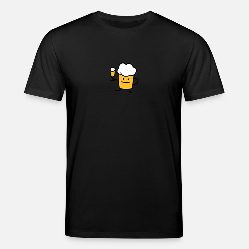 Bier mit Bier - Stanley/Stella Unisex Bio-T-Shirt CREATOR  - Schwarz