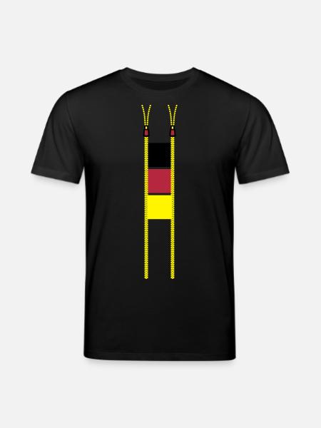 Double Zipper Deutschland - Stanley/Stella Unisex Bio-T-Shirt CREATOR - Schwarz